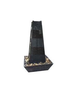 Triangular Garden Fountain Granite Grey FT236