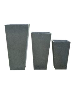 HS Flower Pot Small Granite Grey PT-1302
