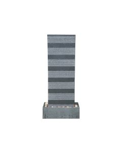 HS Fountain Granite Grey Horizontal Bar Lines FT-274