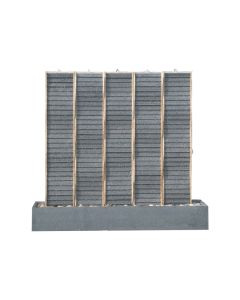 HS Water feature Granite Grey-Beige 4 Panels FT-407