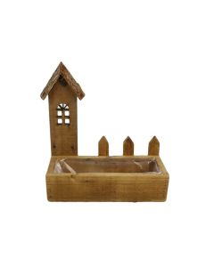 HX Prairy House Planter Natural