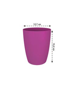 Brussels Orchid High Plastic Pot Matte - Magenta