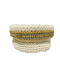 Macrame flower pot natural