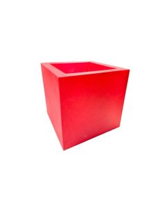 EP Plastic pot Cube - Red