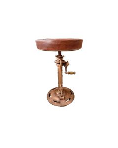 KH Stool Iron Leather