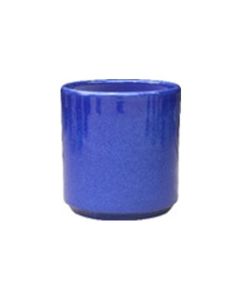 Great Cylinder Planter Ceramic Blue Large 41cm Height