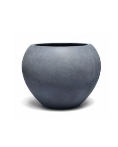 GD Global round pot small Dark Grey 40*32cm