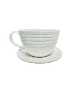 YG Ceramic Mug with Saucer