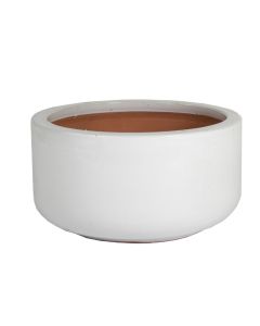 MG Glazed bowl white D21*H10cm