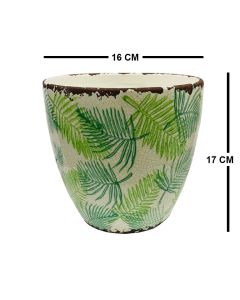 Ceramic Yall fern egg pot