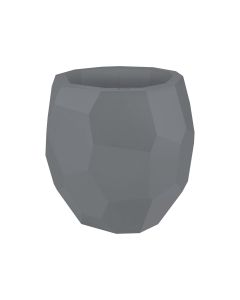 Plastic Pot Pure Edge 47cm - Concrete Grey