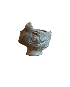 KR Planter Face Concrete Gold