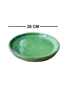 Saucer Tropical Green