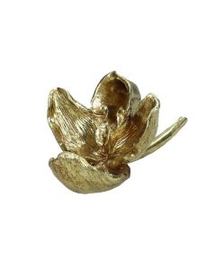 Gold Decorative Flower - Polyresin Gold