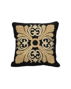 Cushion Textile Black Decorative Design