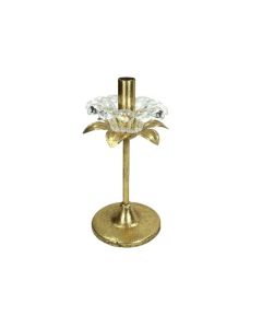 Candle Holder Metal Gold