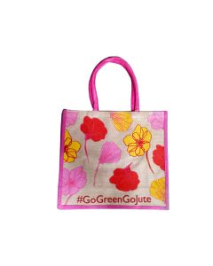 Jute Bag- Pink