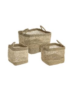 Seagrass Basket Square - Medium (Sold Per Piece)
