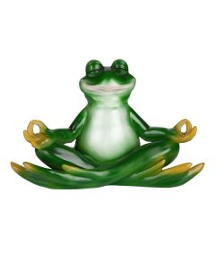 TD Strike A Pose Yoga Frog Statue