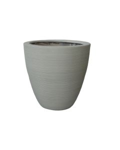 AC Planter - Fiber Cement Large Pot Grey D67xH78cm