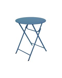 KI Round Table Foldable Metal Dia 60cm Height 70cm