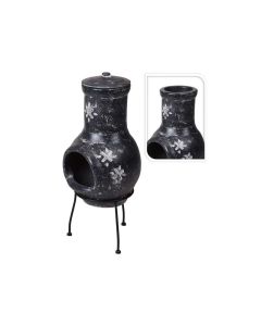 KI Chimney Fireplace Grey H70cm