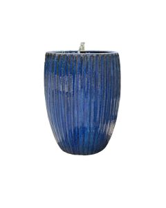 GD Tall Egg pot Fountain- Royal Blue