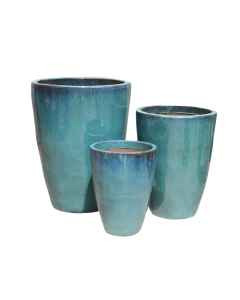 TH Round Tapper Pot Jade L