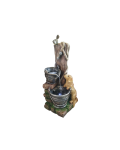 QY Polyresin Fountain 2 LED Lights / Pump