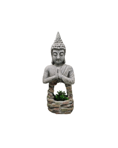 QY Fibre Clay Buddha Flower Pot