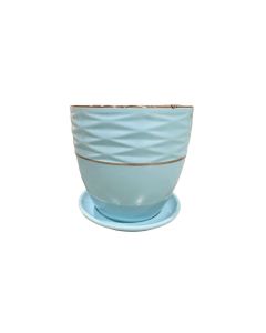 YG Ceramic Pot with Saucer