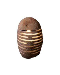 LO River Stone Lamp Natural