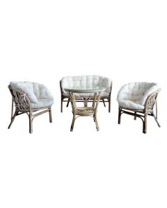 LO Alegre Living Set with Cushion Rattan