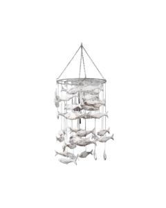 LO Fish School Hanging Lamp Whitewash