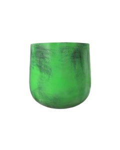 Palm Cement & Terazzo Painted Pot