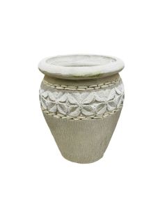 RA Round Cement and Paras Natural Pot