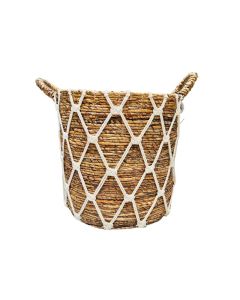 Banana Basket with Macrame Large