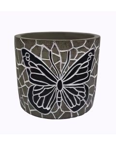 QY Cement Butterfly Pot