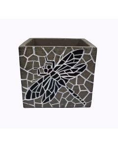 QY Cement Dragonfly Pot