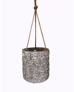 QY Bee Pattern Hanging Cement Pot