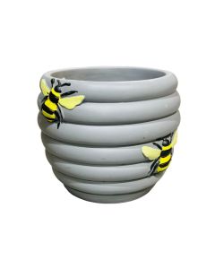 QY Cement Bee Pot