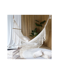 LO Rope Macrame Hammock Natural