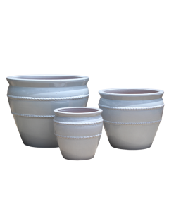 TH Heart Pot Creamy White Large