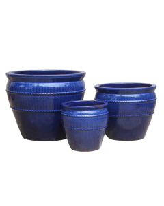 TH Heart Pot Blue Large