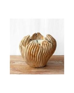 LO Natural Teak Root Candle