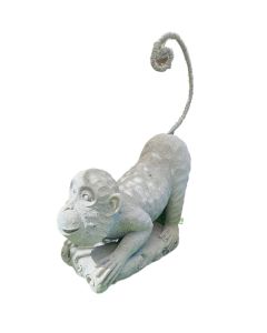 KK Concrete Monkey Statue - Grey - Large
