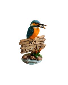 VI My Garden Sign Kingfisher Decor