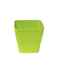 Plastic Square Green Pot
