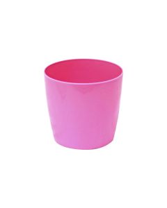 Plastic Round Pink Pot