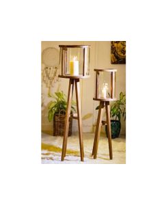 LO Jepara Lantern Satnding Natural - Large